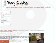 Tablet Screenshot of marycruisehealingarts.com